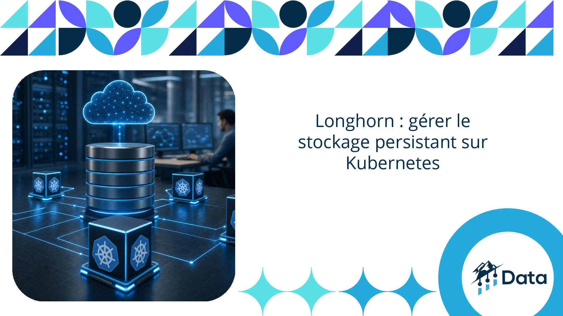 Exemple de stockage persistant Kubernetes assuré par Longhorn dans une architecture data